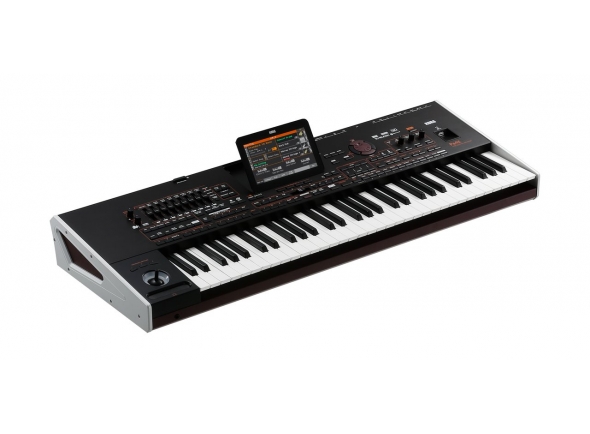 Korg Pa4X 61
Korg Pa4X 61
Teclas semi pesadas com sensibilidade à velocidade e aftertouch
Corpo de alumínio elegante e estilizado
Grande visor de 7” capacitivo TouchView™ com sistema de inclinação
Desenho de painel fácil de usar e interface gráfica intuitiva redesenhada
Novo motor de som EDS-X (Enhanced Definition Synthesis-eXpanded). Maior realismo e uma qualidade de som extraordinária
Memória interna ROM massiva com base de dados PCM renovada
Mais até 400 MB de memória do utilizador PCM
Mais de 1,500 sons incluindo conjuntos GM e XG
512 Sons de utilizador e 128 localizações de kits de bateria com recursos de edição completos
Motor de som de órgão digital Drawbar
DNC (Defined Nuance Control) e articulação em tempo real:
Korg Pa4X 61
Korg Pa4X 61
Teclas semi pesadas com sensibilidade à velocidade e aftertouch
Corpo de alumínio elegante e estilizado
Grande visor de 7” capacitivo TouchView™ com sistema de inclinação
Desenho de painel fácil de usar e interface gráfica intuitiva redesenhada
Novo motor de som EDS-X (Enhanced Definition Synthesis-eXpanded). Maior realismo e uma qualidade de som extraordinária
Memória interna ROM massiva com base de dados PCM renovada
Mais até 400 MB de memória do utilizador PCM
Mais de 1,500 sons incluindo conjuntos GM e XG
512 Sons de utilizador e 128 localizações de kits de bateria com recursos de edição completos
Motor de som de órgão digital Drawbar
DNC (Defined Nuance Control) e articulação em tempo real: