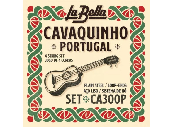 Jogo de cordas para cavaquinho/jeux de cordes pour cavaquinho (une petite guitare brésilienne) La Bella CA300P Cavaquinho