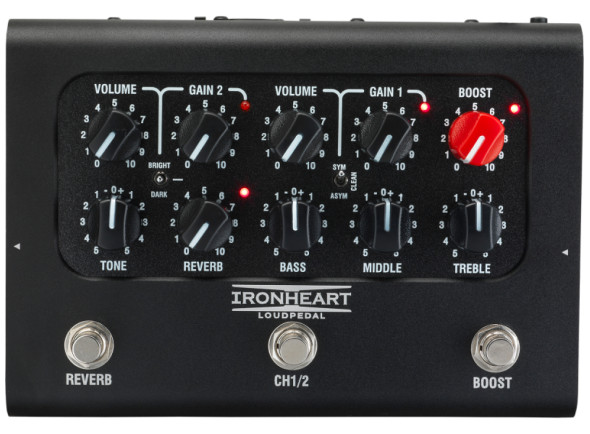  Pré-amplificador/Preamps de guitarra Laney  BCC Ironheart Loudpedal Martin Miller Signature