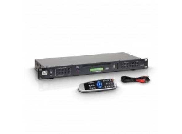 LD Systems CDMP 1
Leitor CD/USB/SD - LD Systems - CDMP 1
Este leitor de CD / MP3 é adequado para várias aplicações de PA (por exemplo, nos cinemas, pubs, etc.) e oferece os recursos padrão, como repetição contínua, aleatória, MP3 a partir de mídia de armazenamento USB e cartões de memória SD. É compatível com CDs de áudio, CDs de áudio CD-R e MP3.
Características
CD / USB / SD / MP3 player
Controle remoto IR
Título de acesso direto
Função de programa
Vários modos de repetição
Saída XLR balanceada
Memória tampão anti amortecedor 40 seg.
Habitação de 19 polegadas
Dimensão da instalação: 19 "/ 1 HE
Componentes: leitor de CD de áudio / MP3 (disco de 12 cm), entrada USB Memory Stick, entrada de cartão de memória SD
Formatos suportados: CD de áudio / MP3, MP3-File
Saídas: analógico estéreo 2x
Conectores de saída: RCA, XLR balanceado
Resposta de frequência: 20 - 20.000 Hz
Display: retroiluminado, multifuncional
Controles: On / Off, Acesso Direto 1 - 0, ejeção do CD, Play / Break, Stop, Forerun, Flyback, Folder -, Folder +, +10, Mute, Prog, CD / USB / SD, Modo Play, Pitch-, Pitch + Seletor de tensão (115 V AC / 230 V AC)
Interface: sensor remoto IR
Gabinete: chapa de aço
Fonte de alimentação: 115 V AC / 230 V AC, 60/50 Hz
Consumo de energia: 20 W
Largura: 482 mm
Altura: 44,5 mm
Profundidade: 270 mm
Características: controle remoto IR incluído, buffer anti-choque 40 seg.
Acessórios (incluídos): cabo de alimentação, manual, controle remoto IR + baterias, cabo RCA
LD Systems CDMP 1
Leitor CD/USB/SD - LD Systems - CDMP 1
Este leitor de CD / MP3 é adequado para várias aplicações de PA (por exemplo, nos cinemas, pubs, etc.) e oferece os recursos padrão, como repetição contínua, aleatória, MP3 a partir de mídia de armazenamento USB e cartões de memória SD. É compatível com CDs de áudio, CDs de áudio CD-R e MP3.
Características
CD / USB / SD / MP3 player
Controle remoto IR
Título de acesso direto
Função de programa
Vários modos de repetição
Saída XLR balanceada
Memória tampão anti amortecedor 40 seg.
Habitação de 19 polegadas
Dimensão da instalação: 19 "/ 1 HE
Componentes: leitor de CD de áudio / MP3 (disco de 12 cm), entrada USB Memory Stick, entrada de cartão de memória SD
Formatos suportados: CD de áudio / MP3, MP3-File
Saídas: analógico estéreo 2x
Conectores de saída: RCA, XLR balanceado
Resposta de frequência: 20 - 20.000 Hz
Display: retroiluminado, multifuncional
Controles: On / Off, Acesso Direto 1 - 0, ejeção do CD, Play / Break, Stop, Forerun, Flyback, Folder -, Folder +, +10, Mute, Prog, CD / USB / SD, Modo Play, Pitch-, Pitch + Seletor de tensão (115 V AC / 230 V AC)
Interface: sensor remoto IR
Gabinete: chapa de aço
Fonte de alimentação: 115 V AC / 230 V AC, 60/50 Hz
Consumo de energia: 20 W
Largura: 482 mm
Altura: 44,5 mm
Profundidade: 270 mm
Características: controle remoto IR incluído, buffer anti-choque 40 seg.
Acessórios (incluídos): cabo de alimentação, manual, controle remoto IR + baterias, cabo RCA