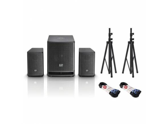 Colunas LD Systems Dave Conjuntos completos de PA LD Systems Dave 10 G3 Pack Colunas LD Systems Dave Conjuntos completos de PA LD Systems Dave 10 G3 Pack