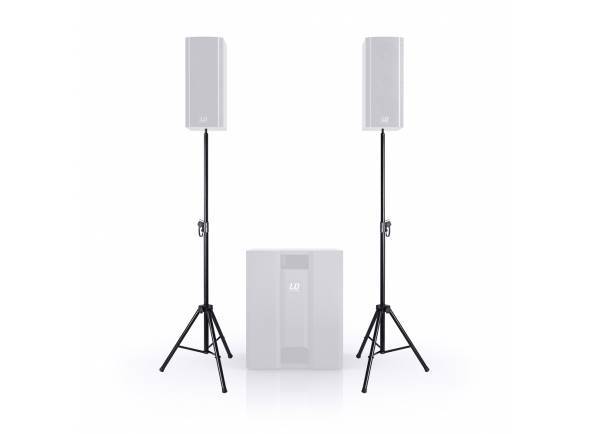 Colunas LD Systems Dave Soportes de altavoces LD Systems Dave 8 Set 2 Colunas LD Systems Dave Soportes de altavoces LD Systems Dave 8 Set 2