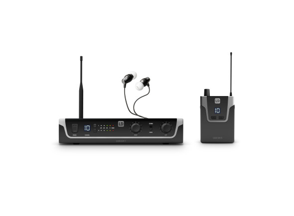 Sistema de monitoramento intra-auricular UHF/Monitorização in-ear Wireless LD Systems  U308 IEM