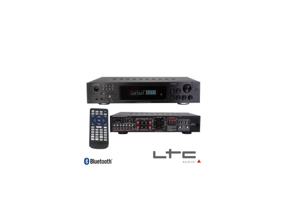 Amplificadores LTC Audio  Amplificador Stereo Hifi 4x75w + 3x20w Usb/Fm/Bt/Sd/Rec Ltc ATM8000BT