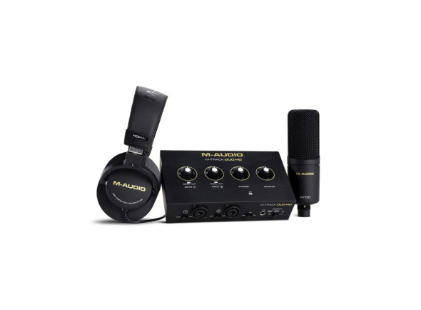 Interface Áudio USB/Interface de Audio USB M-Audio  KIT INTERFACE USB M Track Duo HD Producer Pack