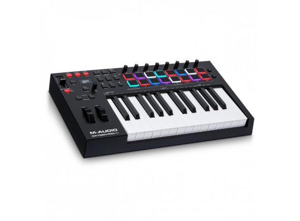Controlador Midi USB com 25 teclas/Teclados controladores midi até 25 teclas M-Audio Oxygen Pro 25 Controlador MIDI USB 25 Teclas