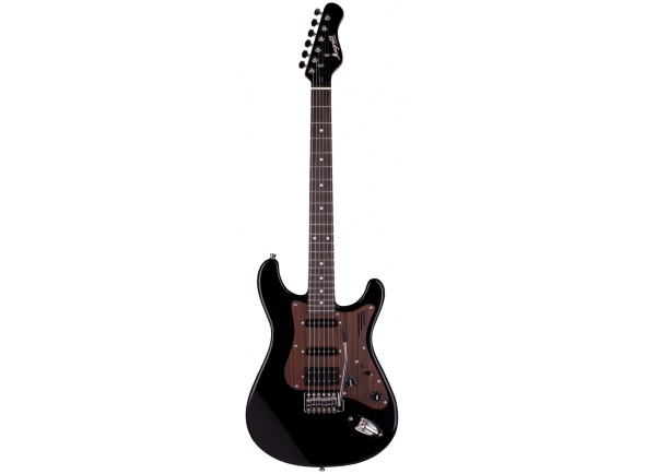  Guitarra elétrica/guitares au format ST Magneto Guitars U-ONE Sonnet US-1300RC Black