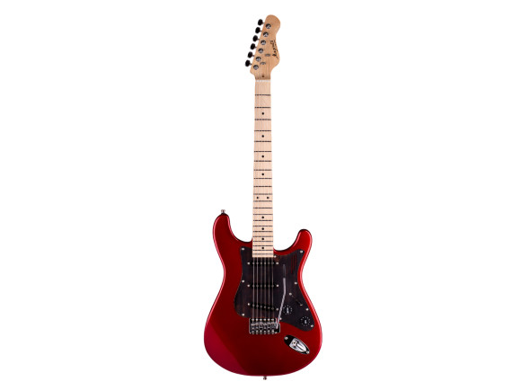  Guitarra elétrica/guitares au format ST Magneto U-One Sonnet Standard Candy Red Maple FB avec Gig Bag 