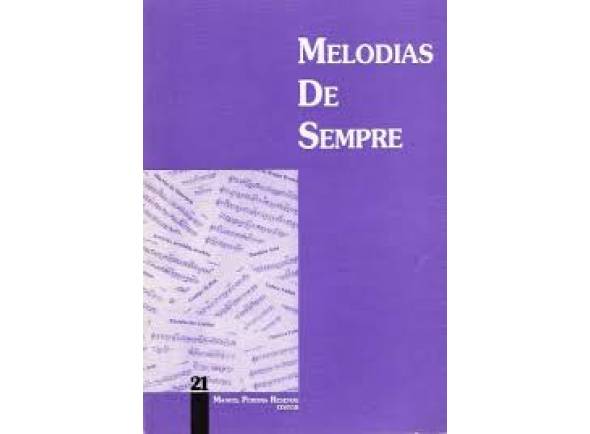 Livro de canções Manuel Pereira Resende Melodias de Sempre Nº21 