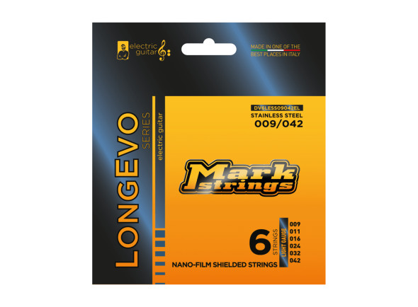 Jogo de corda para guitarra elétrica/Juego de cuerdas .009 Markbass  Solo 009-042 Stainless