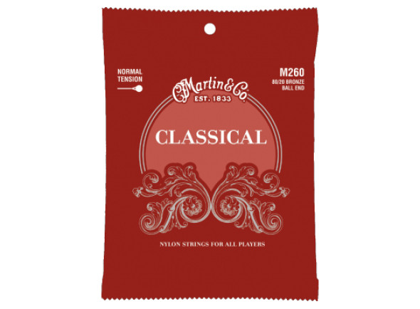 cordas clássica Cordas para guitarra clássica Martin Classical Clear & Silver (Ball End) Tensio Normal 28-43 cordas clássica Cordas para guitarra clássica Martin Classical Clear & Silver (Ball End) Tensio Normal 28-43