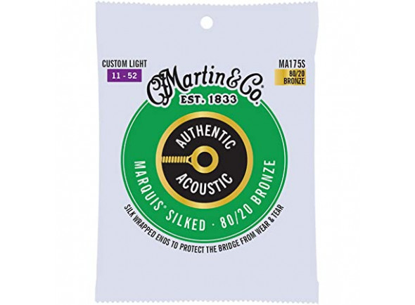 Guitarras Acústicas Martin .011 juego de cuerdas Martin MA-175S Authentic Acoustic Set Guitarras Acústicas Martin .011 juego de cuerdas Martin MA-175S Authentic Acoustic Set