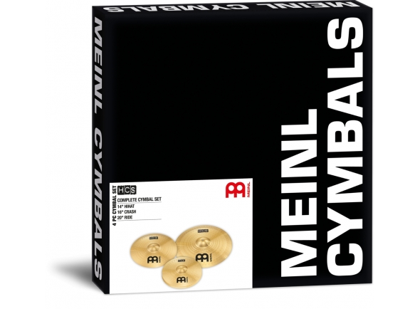 Conjunto de pratos para bateria/Conjunto de Pratos Meinl HCS Cymbal Set Standard Conjunto de pratos para bateria/Conjunto de Pratos Meinl HCS Cymbal Set Standard