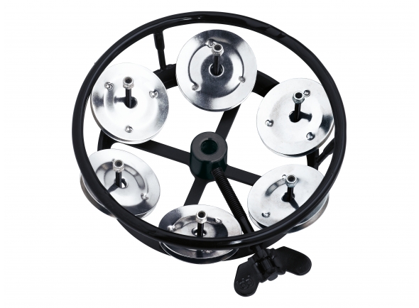 Percussão Meinl Hi-Hat Tamborim /Pandereta Meinl THH1BK Hi-Hat Tambourine