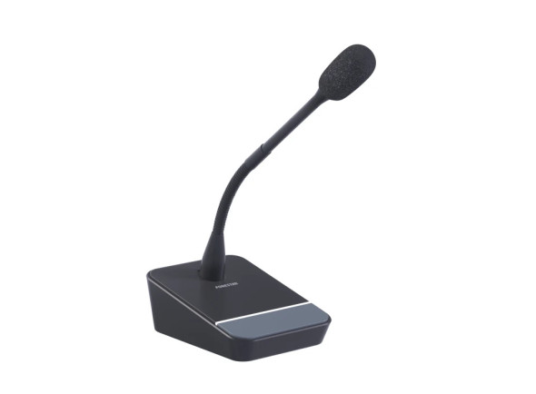 Microfone condensador de mesa/micrófono de superficie Micrófono de escritorio de condensador electrostático cardioide Fonestar MICSET-C32