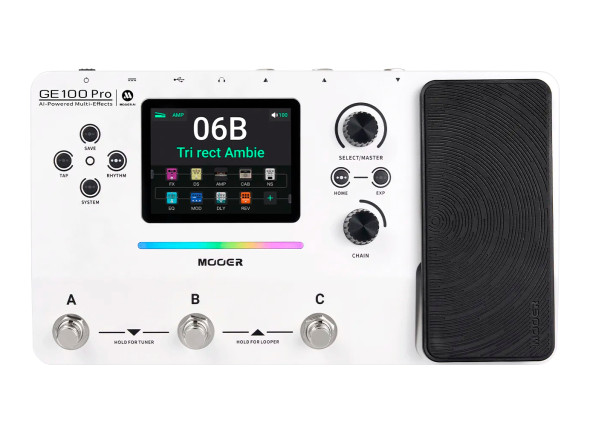 Pedaleira Multi-Efeitos/pédaliers pour guitare électrique Mooer GE 100 Pro Guitare Multi