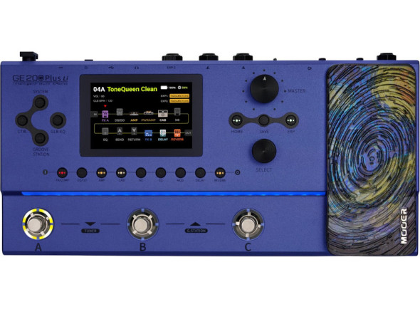 Pedaleira para guitarra elétrica/pedales de guitarra electrica Batería de iones de litio Mooer GE200 PLUS