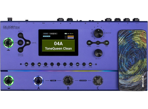 Pedaleira Multi-Efeitos/pedales de guitarra electrica Mooer GE200 PRO Li