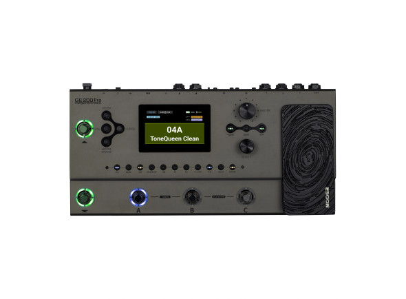 Pedal multiefeitos para guitarra elétrica e baixo elétrico/Pedaleiras para guitarra elétrica Mooer  GE200 PRO