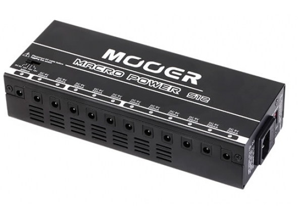 Pedais guitarra Mooer Fonte de alimentação multipedal/transformadores Mooer Macro Power S12