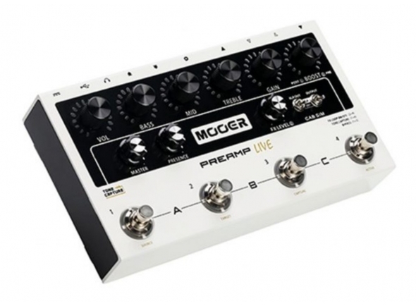 Outros efeitos para guitarra elétrica Mooer Micro Preamp Live 