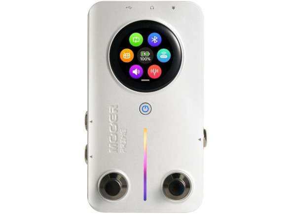  Pedal de efeito /Pedaleiras para guitarra elétrica Mooer Prime M2 Satin Silver