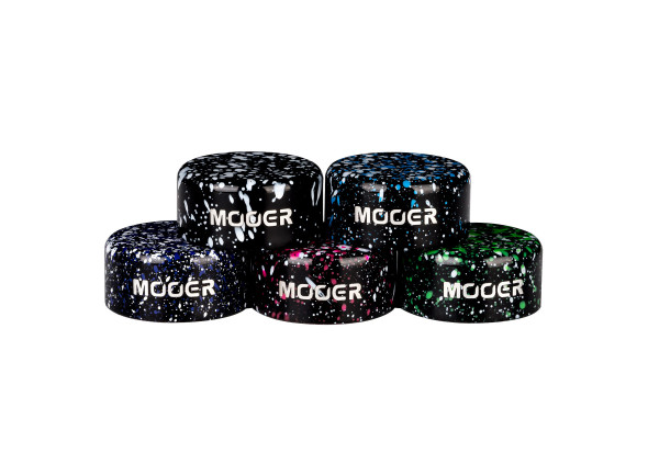 Conjunto de tampas para interruptores de pedal/Accesorio para efectos de guitarra Mooer  Rainbow Footswitch Topper Set