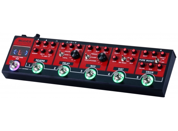 Pedaleiras para guitarra elétrica Mooer Red Truck Pedaleiras para guitarra elétrica Mooer Red Truck