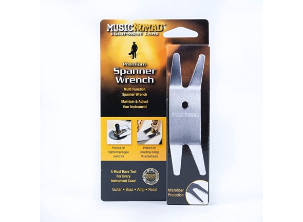 Chave de aprto ajustável para guitarra/Herramientas Musicnomad Spanner Wrench  