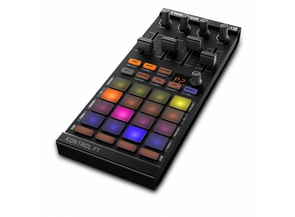 Native Instruments KONTROLF1
Native Instruments KONTROLF1
Controlador USB/MIDI
P/ Traktor Pro / Scratch Pro 2.5
Botões retro-iluminados
16 pads; 4 Faders; 4 Knobs
Native Instruments KONTROLF1
Native Instruments KONTROLF1
Controlador USB/MIDI
P/ Traktor Pro / Scratch Pro 2.5
Botões retro-iluminados
16 pads; 4 Faders; 4 Knobs
