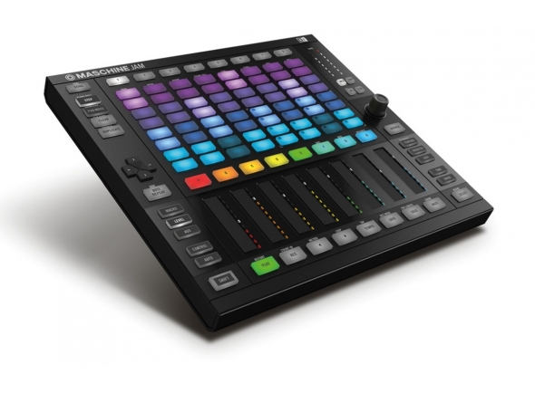 Native Instruments Maschine Jam
Native Instruments Maschine Jam
Desenvolva Padrões com avancados sequências multi-pistas;
Os sons Premium do Maschine Software versão 2.5, oferecem sintetizadores de bateria inovadores e uma biblioteca de som de 9 GB;
KOMPLETE 11 Select (11 instrumentos - 25 Gb de sons) incluídos;
Projetado por renomados artistas e designers de som;
Padrões de bateria, melodias, acordes e arranjos desenvolvem-se na matriz de 8 x 8 pad´s multicoloridos;
Matriz de pad de clique;
Dual-Touch Smart Strips - controle simultâneo e com duas mãos de até 8 parâmetros;
Perform FX abre novas formas de moldar sons;
Fluxo de trabalho contínuo de hardware e software;
Acesso mais rápido a Patterns e Scenes para bloqueio e organização intuitivos;
Integração perfeita com qualquer DAW, as famílias de produtos MASCHINE e KOMPLETE e com todos os plug-ins compatíveis com NCP;
Suporte VST abrangente incluindo mapeamento para Ableton Live;
Inclui um suporte/estante para um posicionamento perfeito;
Dimensões (LxPxA): 320 x 295 x 30 mm;
Peso: 2,7 kg.
Native Instruments Maschine Jam
Native Instruments Maschine Jam
Desenvolva Padrões com avancados sequências multi-pistas;
Os sons Premium do Maschine Software versão 2.5, oferecem sintetizadores de bateria inovadores e uma biblioteca de som de 9 GB;
KOMPLETE 11 Select (11 instrumentos - 25 Gb de sons) incluídos;
Projetado por renomados artistas e designers de som;
Padrões de bateria, melodias, acordes e arranjos desenvolvem-se na matriz de 8 x 8 pad´s multicoloridos;
Matriz de pad de clique;
Dual-Touch Smart Strips - controle simultâneo e com duas mãos de até 8 parâmetros;
Perform FX abre novas formas de moldar sons;
Fluxo de trabalho contínuo de hardware e software;
Acesso mais rápido a Patterns e Scenes para bloqueio e organização intuitivos;
Integração perfeita com qualquer DAW, as famílias de produtos MASCHINE e KOMPLETE e com todos os plug-ins compatíveis com NCP;
Suporte VST abrangente incluindo mapeamento para Ableton Live;
Inclui um suporte/estante para um posicionamento perfeito;
Dimensões (LxPxA): 320 x 295 x 30 mm;
Peso: 2,7 kg.