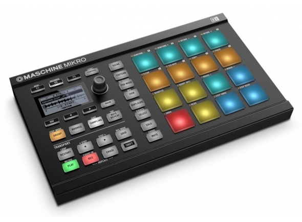 Native Instruments Maschine Mikro MK2 Black
Native Instruments MASCHINE Mikro Mk2 Black
Controlador; Hardware/Software
16 Pads multi-color sensíveis a toque
Step Sequencer. Gravação Polifónica
Inclui: Maschine 2 e Komplete Select
Native Instruments Maschine Mikro MK2 Black
Native Instruments MASCHINE Mikro Mk2 Black
Controlador; Hardware/Software
16 Pads multi-color sensíveis a toque
Step Sequencer. Gravação Polifónica
Inclui: Maschine 2 e Komplete Select