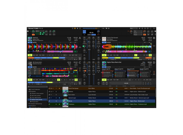 Software/software de DJ Native Instruments Traktor Pro 4