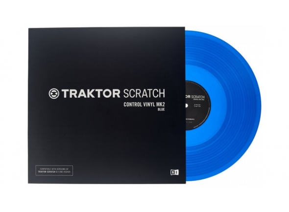 Time Code DJ Native Instruments Traktor Scratch Vinyl Blu Mk2 