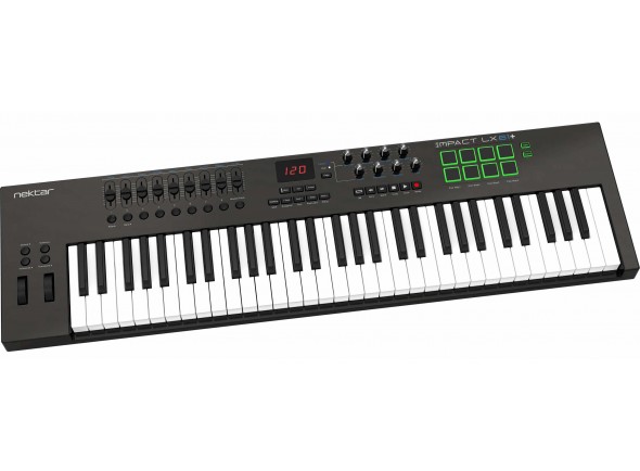 Teclados MIDI Controladores/Controladores de teclados MIDI Nektar Impact LX61+ B-Stock Teclados MIDI Controladores/Controladores de teclados MIDI Nektar Impact LX61+ B-Stock