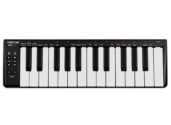 Controlador Midi/Controladores de teclado MIDI Nektar SE25 