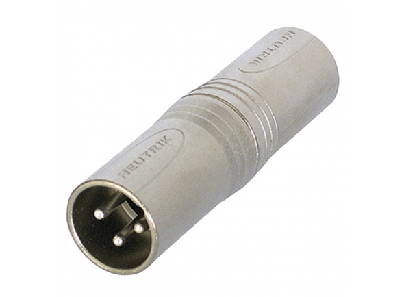 Fichas XLR de 3 polos (macho e fêmea) Neutrik NA3MM