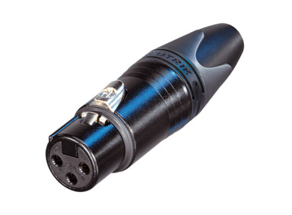 Fichas XLR de 3 polos (macho e fêmea) Neutrik  NC3 FXX-BAG