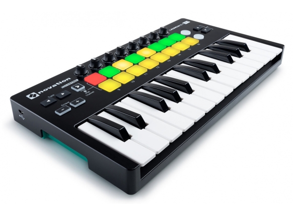 Novation Launchkey Mini MK2
Novation Launchkey Mini MK2
Controlador MIDI/USB
25 Teclas
16 Pads Multicor
8 Knobs
Novation Launchkey Mini MK2
Novation Launchkey Mini MK2
Controlador MIDI/USB
25 Teclas
16 Pads Multicor
8 Knobs