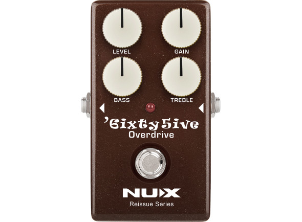  Pedal de efeito /Pedal de distorção Nux   6ixty 5ive Overdrive Effect Pedal