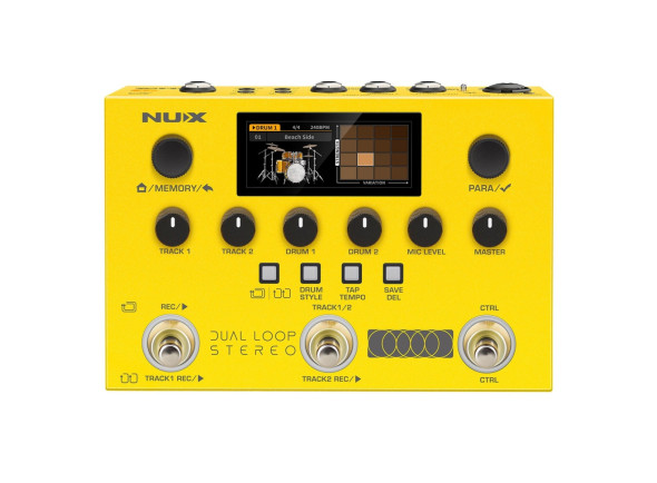  Pedal de efeitos/looper Nux Dual Loop Stereo