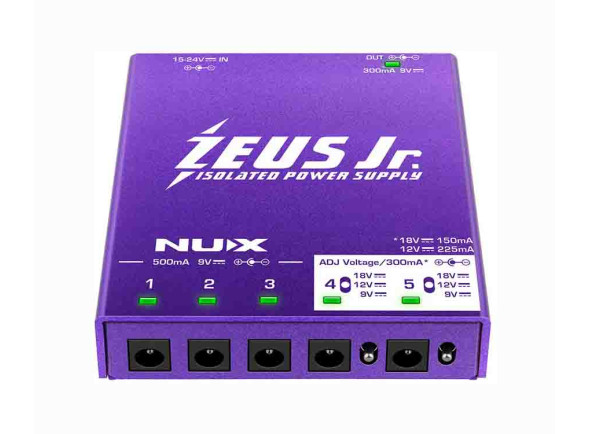 fonte alimentação pedal Alimentador de pedais/Transformadores Nux Zeus Jr NIP-Z6 fonte alimentação pedal Alimentador de pedais/Transformadores Nux Zeus Jr NIP-Z6