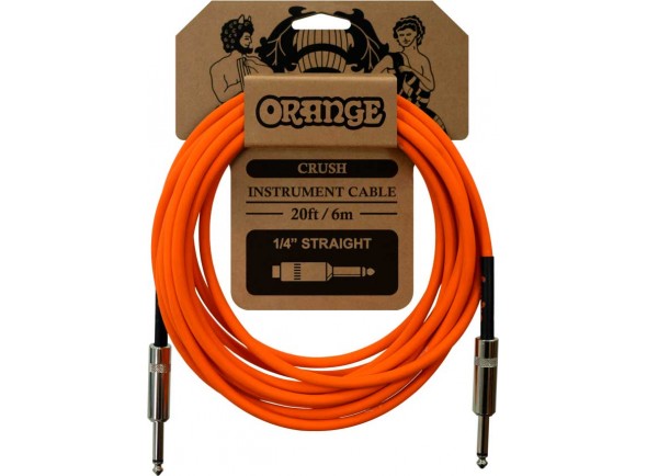 orange crush Cabo para Instrumento Orange Crush 6M INSTR STRAIGHT-STRAIGHT 