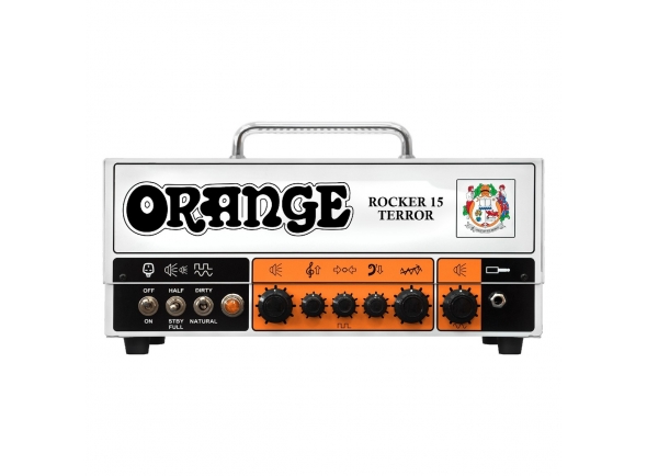 Cabeças de guitarra a válvulas Orange Rocker 15 Terror 