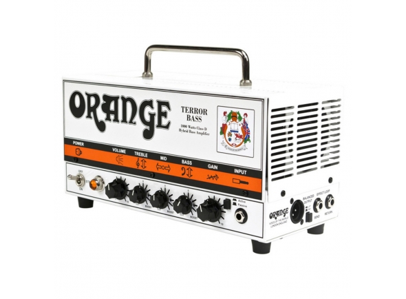 Amplificadores Orange Cabeças de Baixo Híbridas Orange Terror Bass 