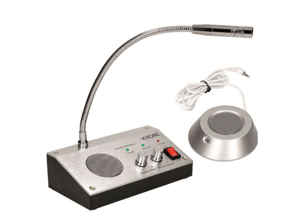 Microfone/ Orno Microfone c/ Intercomunicador Bi-Direcional p/ Vidro VIRONE