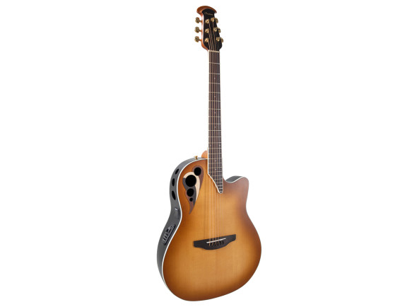 Guitarra de cordas de aço com captador/Guitarra Acústica Ovation  Celebrity Deluxe CDX40-PB-G PB