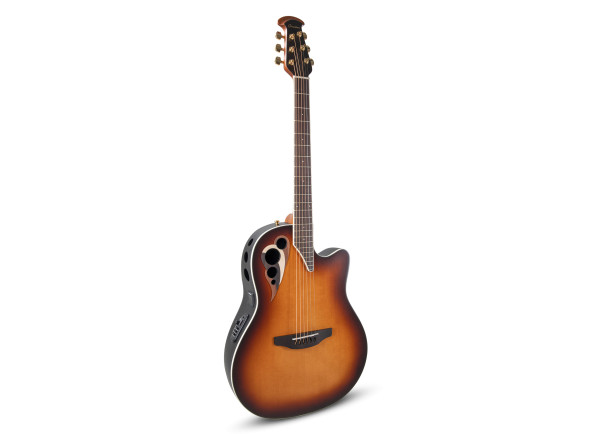 Guitarra Acústica Electrificada/Guitarra Acústica Ovation  Celebrity Elite Deluxe CDX40 Deep Contour Vintage Sunburst Satin