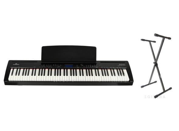 Pianos Digitais Portáteis   Pack Piano Digital AUDES  + Suporte 