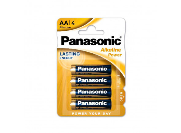 Pilhas Panasonic Pack 4 Pilhas Alcalinas AA LR06 1.5V 